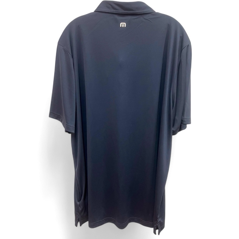 NWT Travis Mathew Coto Performance Polo in blue with branded embroidery size 3XL - Picture 2 of 13